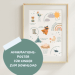 Poster Affirmation Kinder
