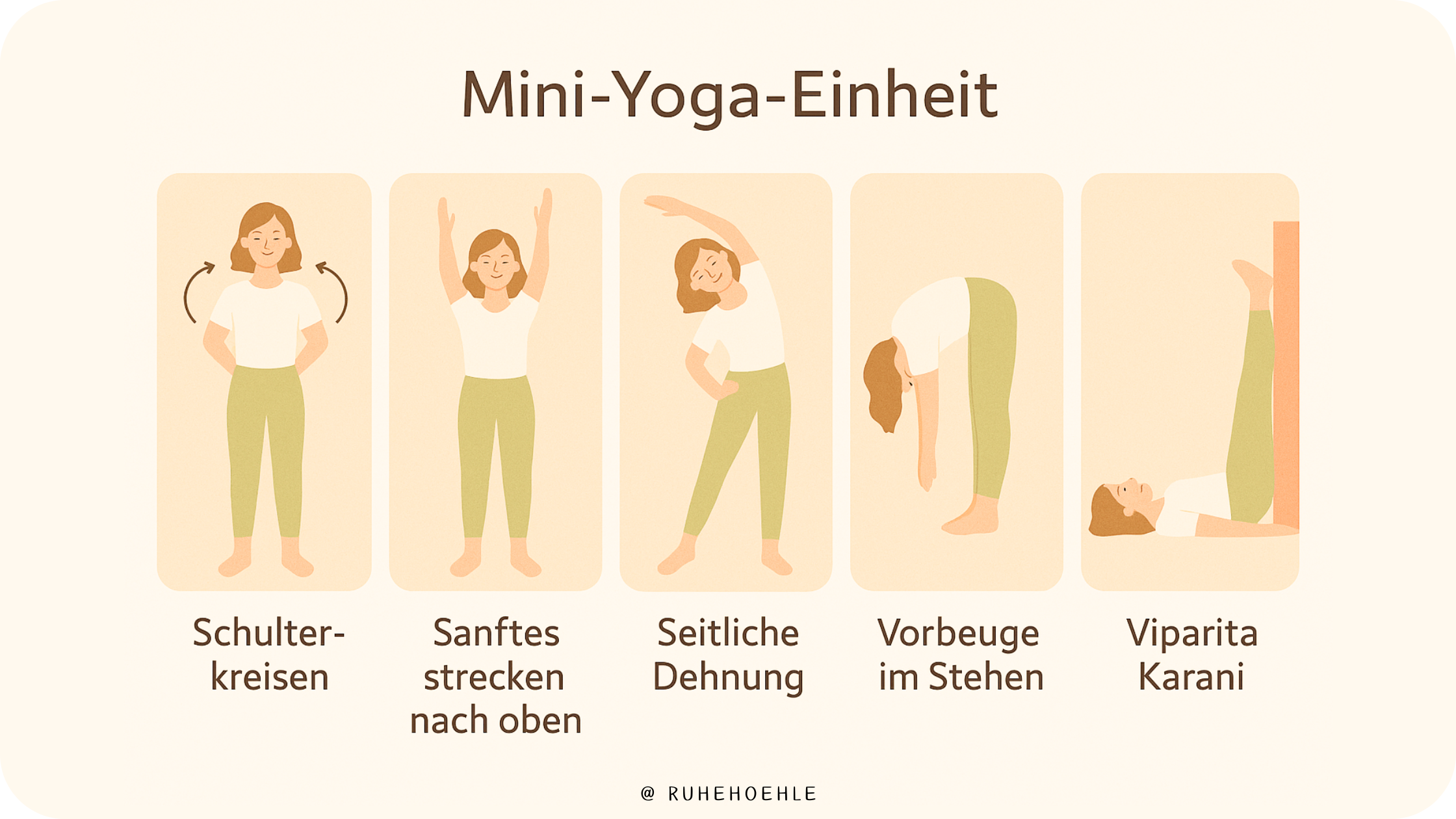 Mini Yoga-Einheit für Mamas