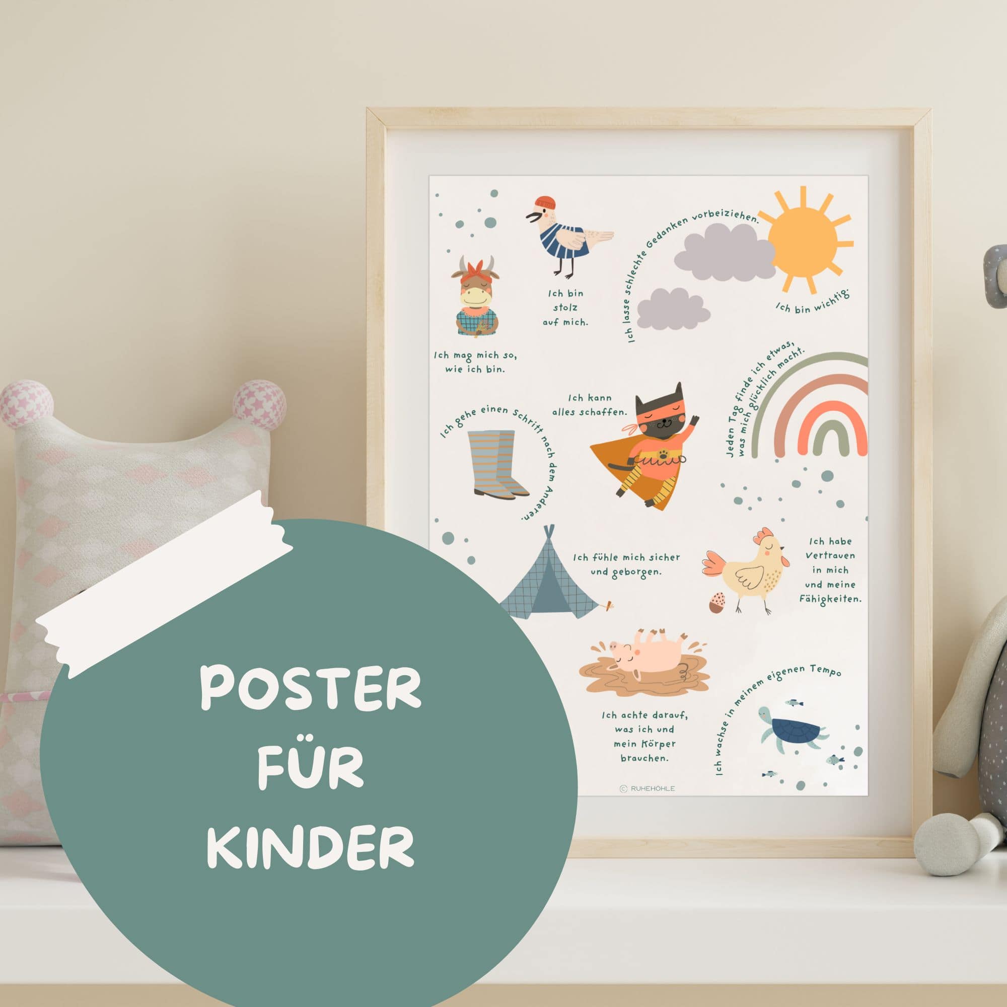 Poster Kinder Affirmation