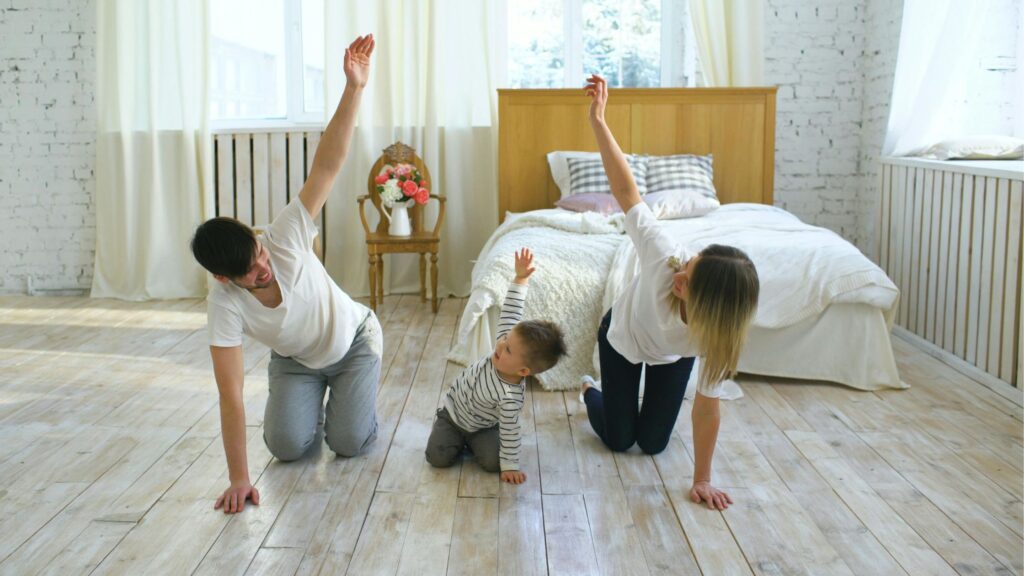 Familien Yoga Routine Familien Yoga Routine