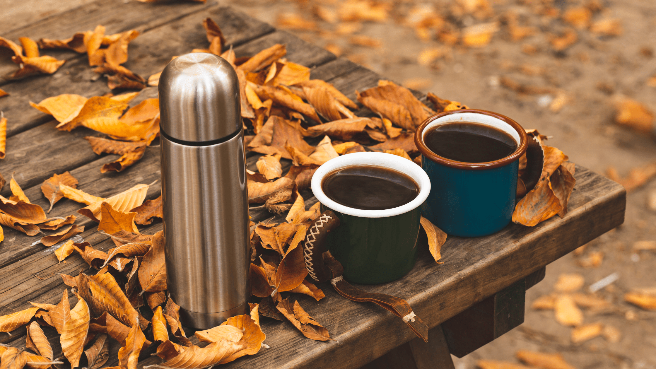 Herbstspaziergang mit Tee
