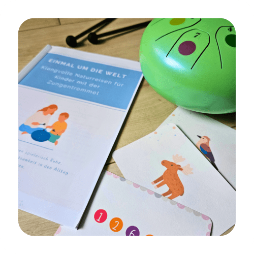 Set Traumreisen für Kinder mit der Zungentrommel für Entspannung Set Traumreisen für Kinder mit der Zungentrommel für Entspannung
