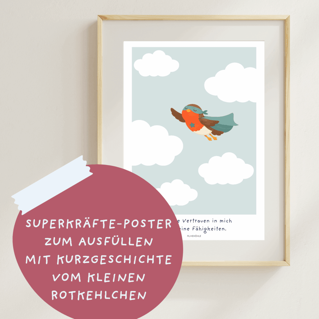 Stärken Poster für Kinder zum Ausfüllen Download Ruhehöhle